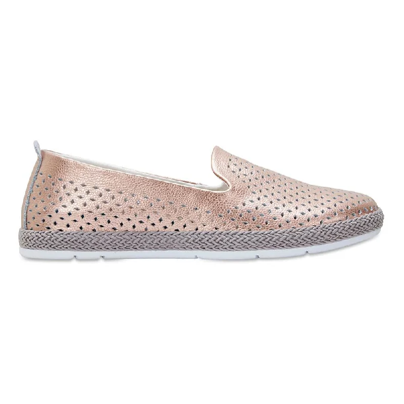 Ricky Loafer in Rose Gold Leather