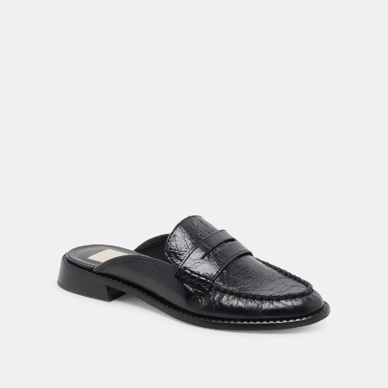 HAVAN LOAFERS MIDNIGHT CRINKLE PATENT