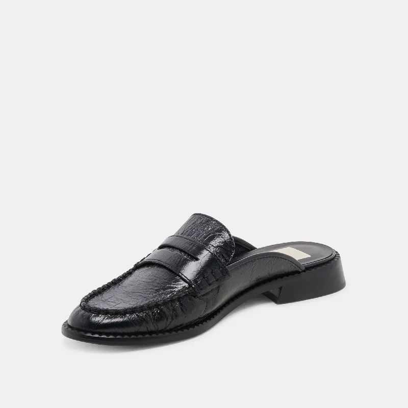 HAVAN LOAFERS MIDNIGHT CRINKLE PATENT