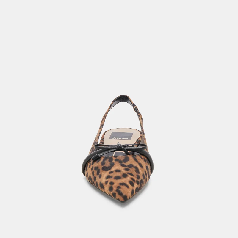 PAYGE FLATS LEOPARD SUEDE