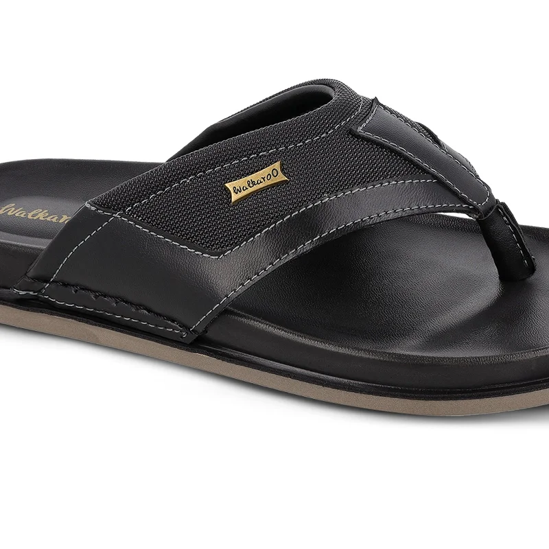 Walkaroo+ Men Sandals  - WE1020 Black