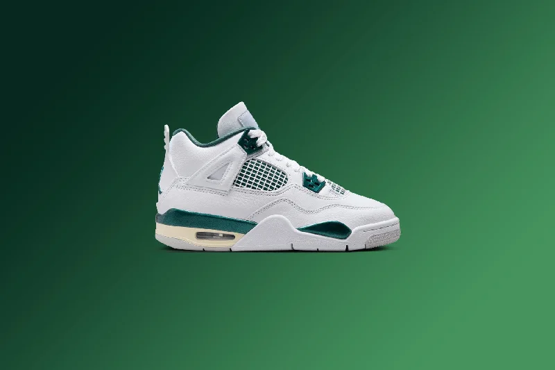 Air Jordan 4 Retro (GS) 'Oxidized Green' - White/Oxidized Green/White