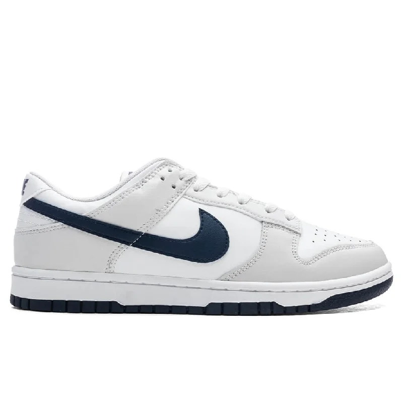 Dunk Low Retro - Summit White/Midnight Navy/Platinum Tint