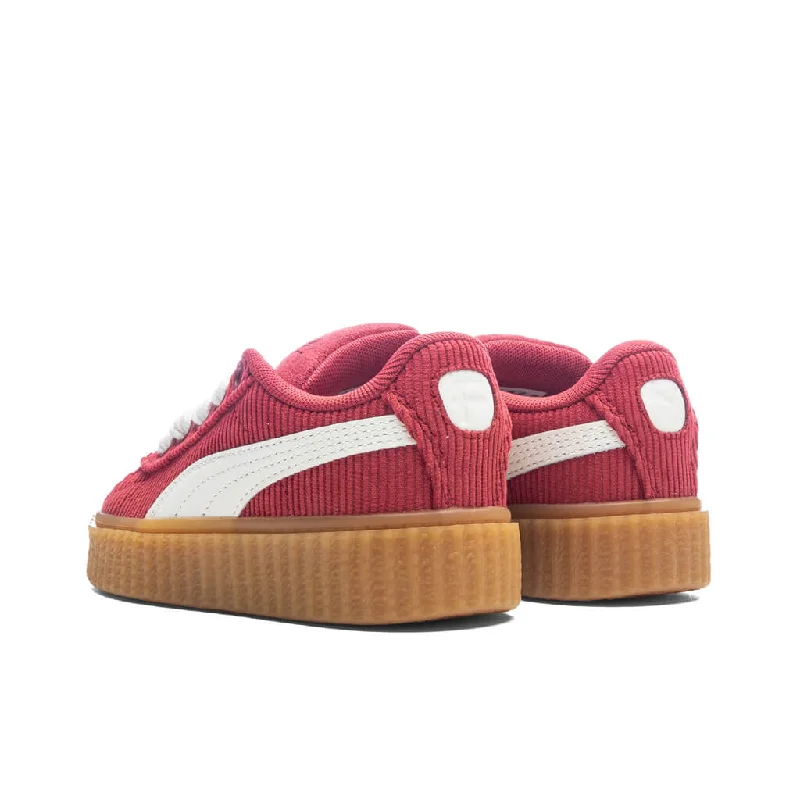 Puma x Fenty Creeper Phatty Corduroy (PS) - Club Red/Warm White/Gum