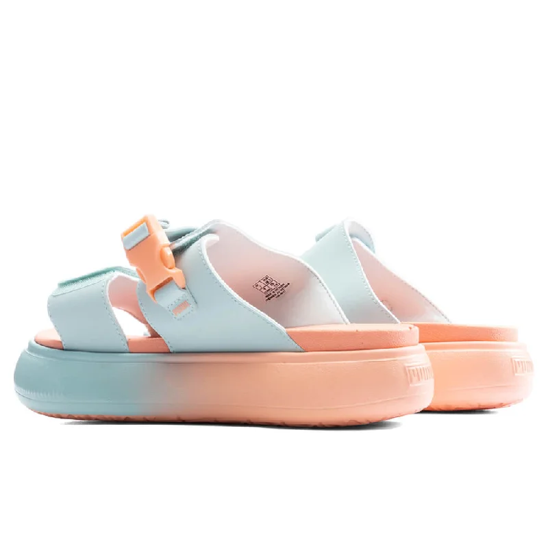 Suede Mayu Sandal Summer Camp - Nitro Blue/Peach Pink