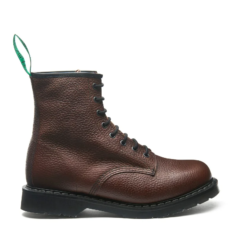 Gaucho Brown Grain 8 Eye Derby Boot