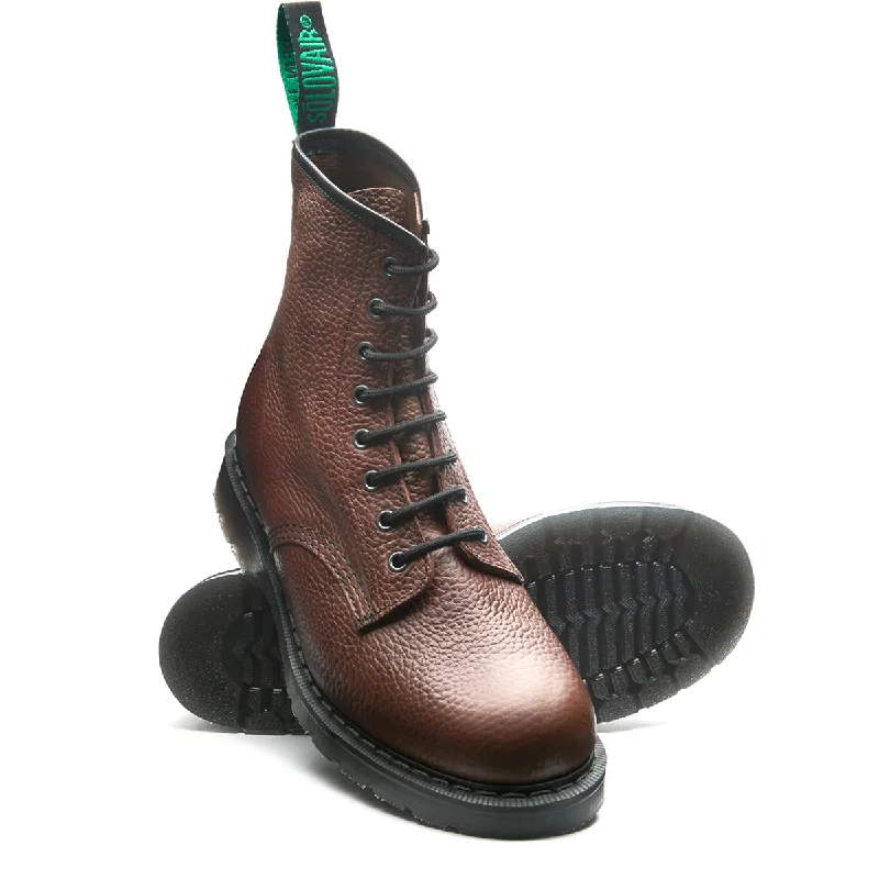 Gaucho Brown Grain 8 Eye Derby Boot